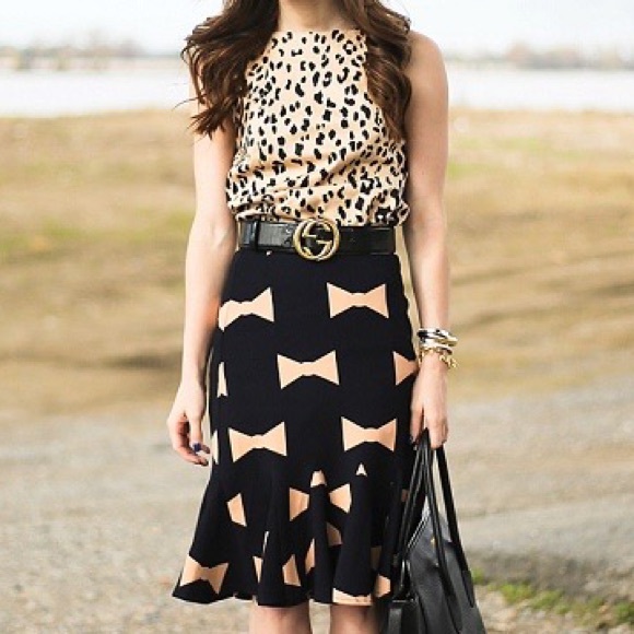 Anthropologie Dresses & Skirts - Anthropologie Bows Skirt by Eva Franco